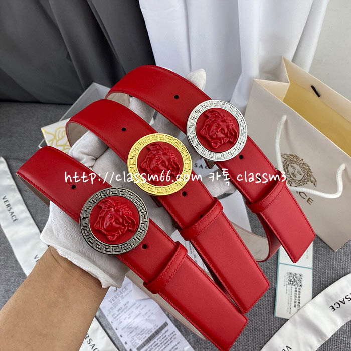 베르사체 22 한정판 4.0cm 벨트 F1