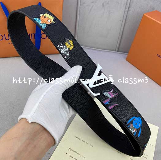 루이비통 22 한정판 4.0cm 벨트 F21