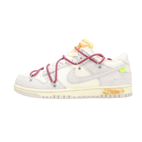 [NIKE] 오프화이트 x 나이키 덩크 로우 더 50 로트 35 The 50 DJ0950-114 남녀공용 운동화 B72