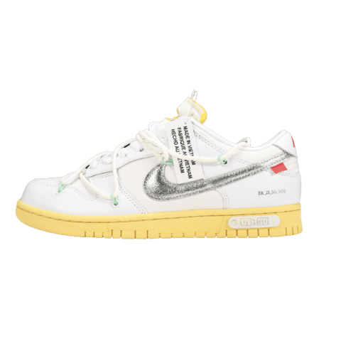 [NIKE] 오프화이트 x 나이키 덩크 로우 더 50 로트 02 The 50 DM1602-127 남녀공용 운동화 B76