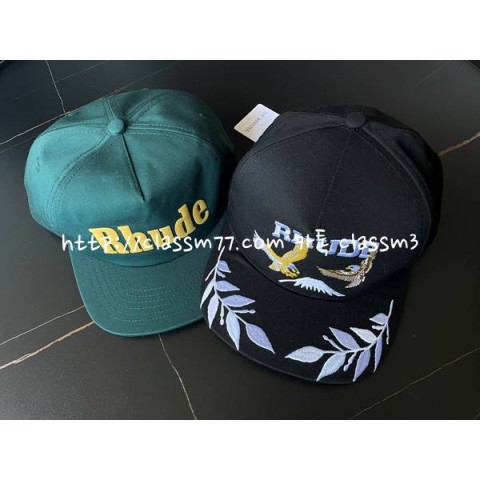 RHUDE 루드 22 한정판 스냅백 모자 D29