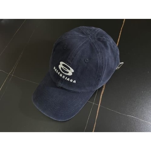 발렌시아가 22 한정판 8로고 투컬러 볼캡 모자 D98