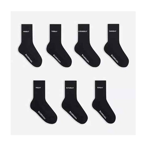 발렌시아가 22 한정판 남여공용 7종 앵클 세트 양말 I50