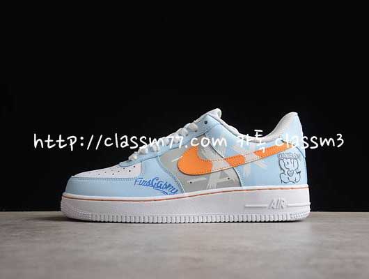 나이키 22 한정판 Air Force 1 CW2288-669 남여공용 신발 B563