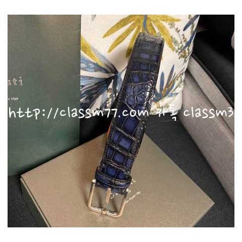 [정품동일가죽] 벨루티 22 한정판 LL26 소가죽 카프스킨 벨트 F227