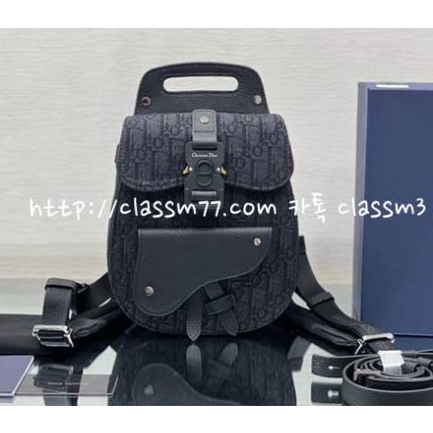 디올 22 한정판 Oblique 1ADBA086（1108） 소가죽 카프스킨 백팩 C441