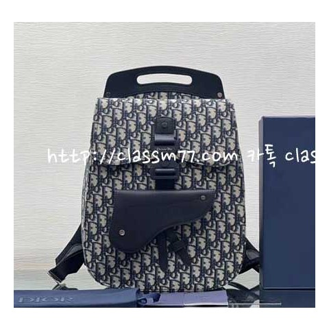 디올 22 한정판 Gallop 1ADBA011YKY 소가죽 카프스킨 백팩 C445