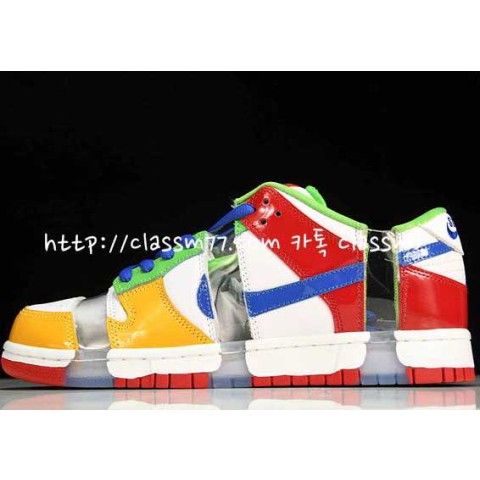 나이키 x eBay 22 한정판 SB Dunk Low FD8777-100 남여공용 신발 B775