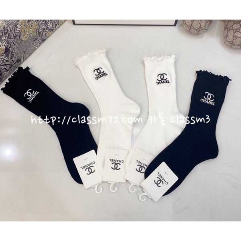 샤넬 22 한정판 761921 4종 세트 양말 I89