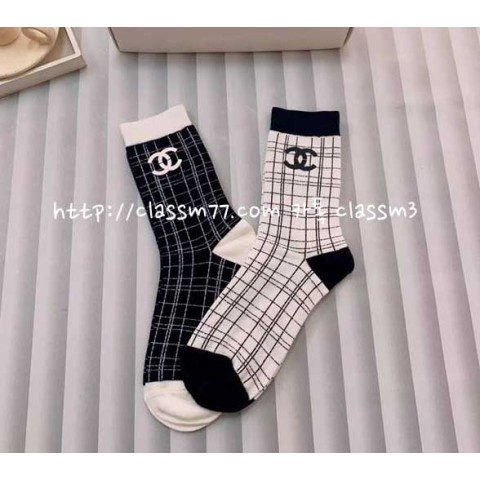샤넬 22 한정판 775662 여성 2종 세트 양말 I93