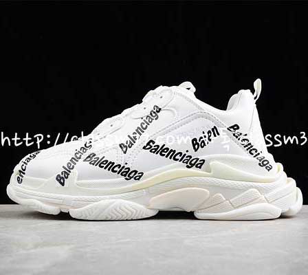 발렌시아가 22 한정판 Triple S Sneaker 남여공용 운동화 B806
