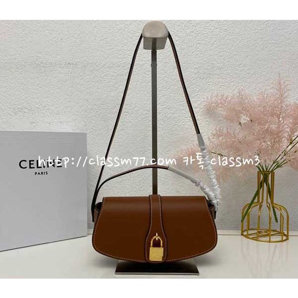 셀린느 23 한정판 Tabou Clutch On Strap 101592 소가죽 카프스킨 크로스백 가방 C639