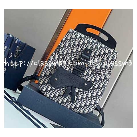 디올 23 한정판 Gallop 93356 소가죽 카프스킨 백팩 C671