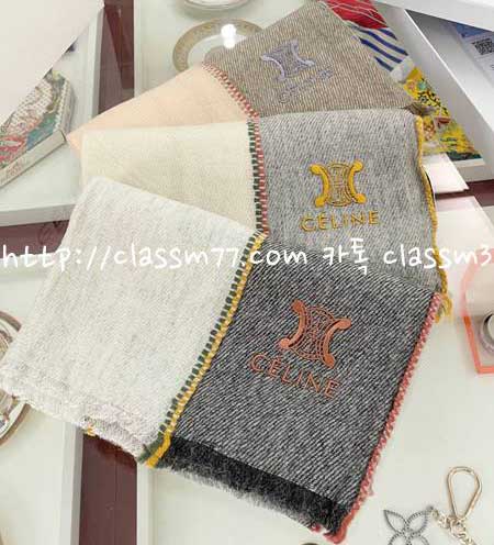 셀린느 23 한정판 양털 목도리 D454