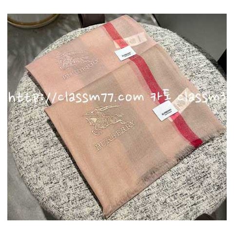 버버리 23 한정판 양털 목도리 D457