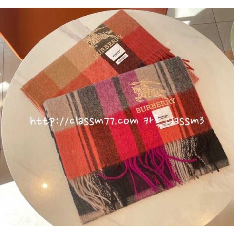 버버리 23 한정판 양털 목도리 D461