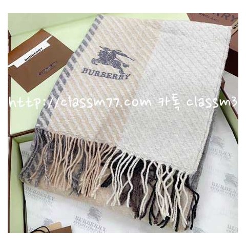 버버리 23 한정판 양털 목도리 D468