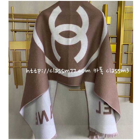 샤넬 23 한정판 양털 숄 D477