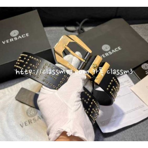 베르사체 23 한정판 4cm 벨트 F261