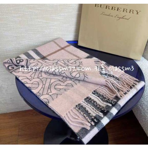 버버리 23 한정판 남여공용 양면 양털 목도리 D500