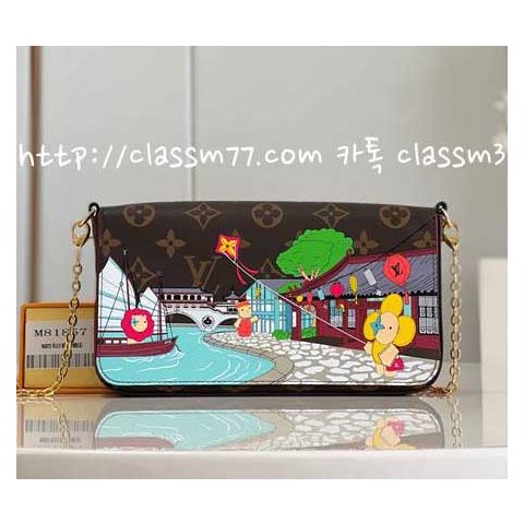 루이비통 23 한정판 Vivienne Holidays M81857 클러치백 가방 C791