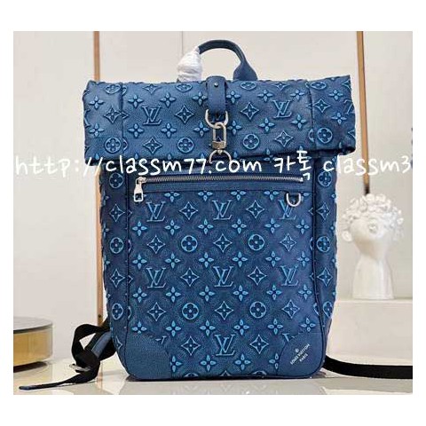 루이비통 23 한정판 Roll Top M21359 소가죽 카프스킨 백팩 C797