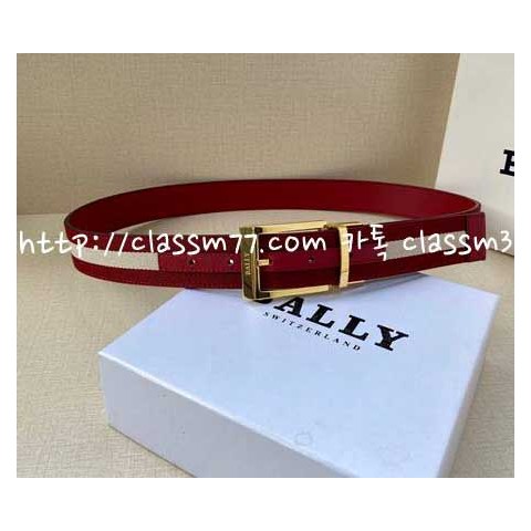 발리 23 한정판 3.5cm B Buckle 양면 벨트 F277