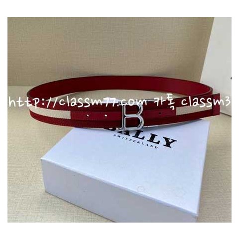 발리 23 한정판 3.5cm B Buckle 양면 벨트 F278