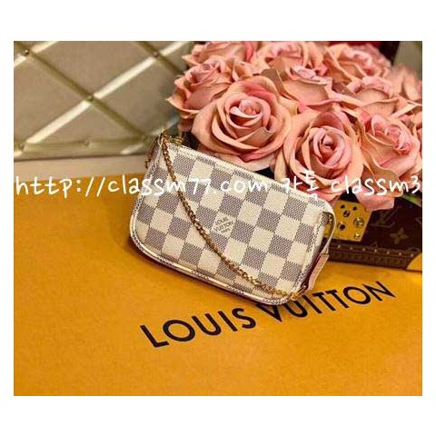 루이비통 23 한정판 Mini Pochette Accessories N58009 클러치백 가방 C902