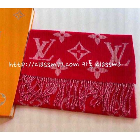 루이비통 23 한정판 양면 양털 목도리 D579