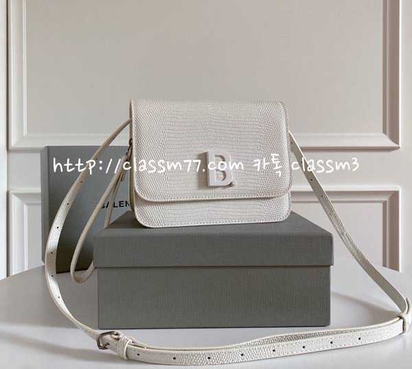 발렌시아가 23 한정판 B Bag 양가죽 램스킨 크로스백 가방 C970
