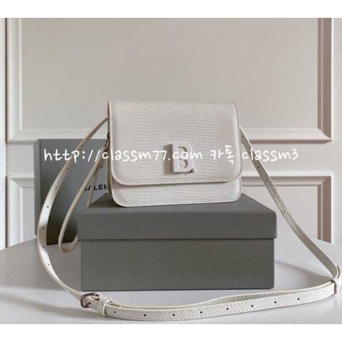 발렌시아가 23 한정판 B Bag 양가죽 램스킨 크로스백 가방 C970