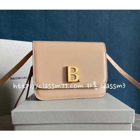 발렌시아가 23 한정판 B Bag 양가죽 램스킨 크로스백 가방 C971