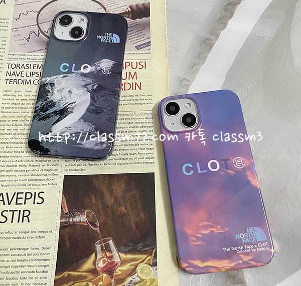 CLOT x 노스페이스 23 한정판 아이폰 폰케이스 PH59