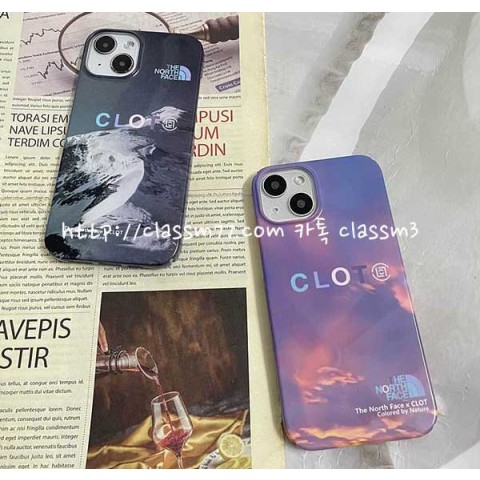 CLOT x 노스페이스 23 한정판 아이폰 폰케이스 PH59