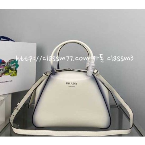 프라다 23 한정판 1BA366 1BA365 여성 소가죽 카프스킨 크로스백 가방 C1014