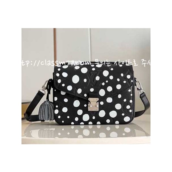 루이비통 23 한정판 LV x YK Pochette Metls M41487 M46409 소가죽 카프스킨 크로스백 가방 C1042