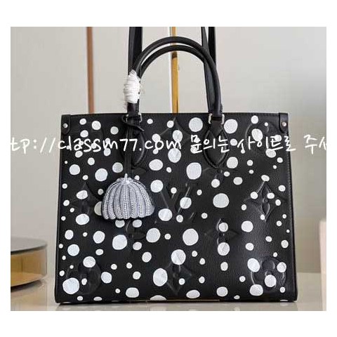 루이비통 23 한정판 LV x YK On The Go M46418 M45595 M46389 소가죽 카프스킨 가방 C1045