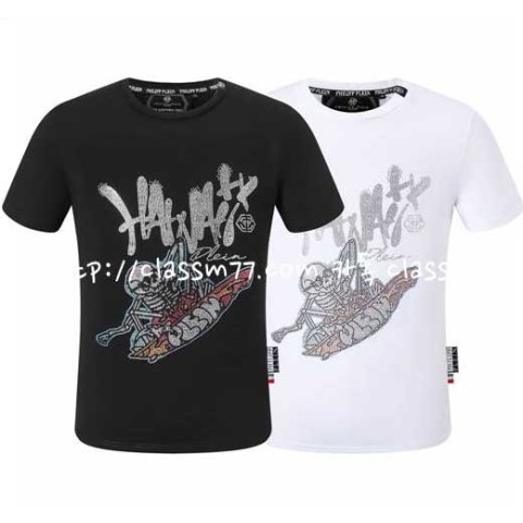 필립플레인 23 한정판 반팔 티셔츠 A3301