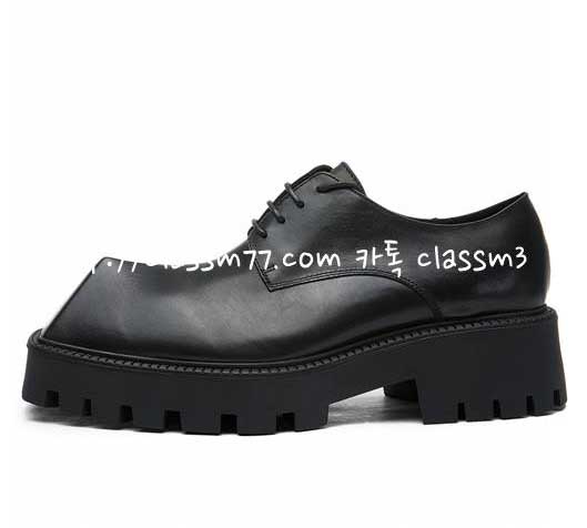 발렌시아가 23 한정판 Rhino 3308 소가죽 카프스킨 구두 B951