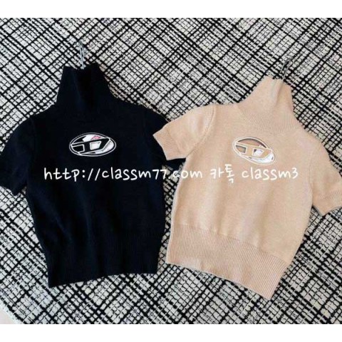 Diesel 디젤 23 한정판 여성 반팔 니트 A3377