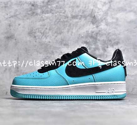 나이키 x 티파니 23 한정판 NK Air Force 1 Low DZ1382-002 남여공용 신발 B969