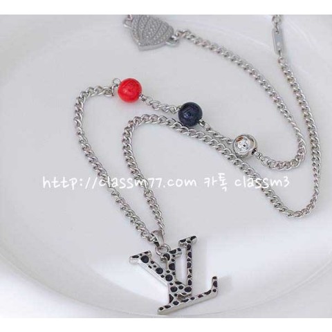 루이비통 23 한정판 LV x YK Infinity Dots 목걸이 D695
