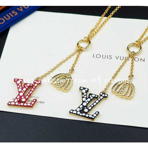 루이비통 23 한정판 LV x YK Iconic Infinity Dots 목걸이 D696