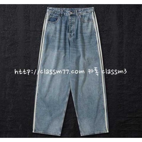 발렌시아가 x 아디다스 23 한정판 청바지 긴바지 A3410