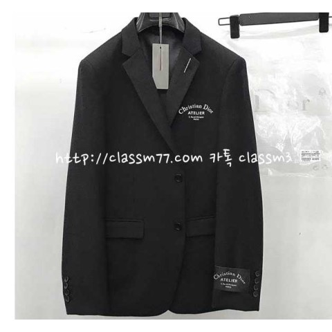 디올 23 한정판 양털 긴팔 정장 자켓 A3421