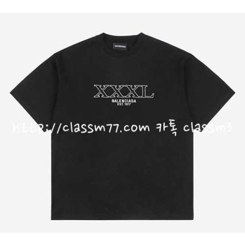 발렌시아가 23 한정판 반팔 티셔츠 A3539