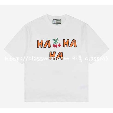구찌 23 한정판 HA HA HA 반팔 티셔츠 A3545