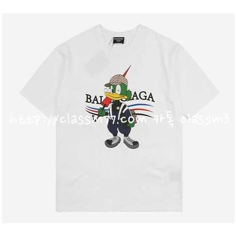 발렌시아가 23 한정판 반팔 티셔츠 A3558
