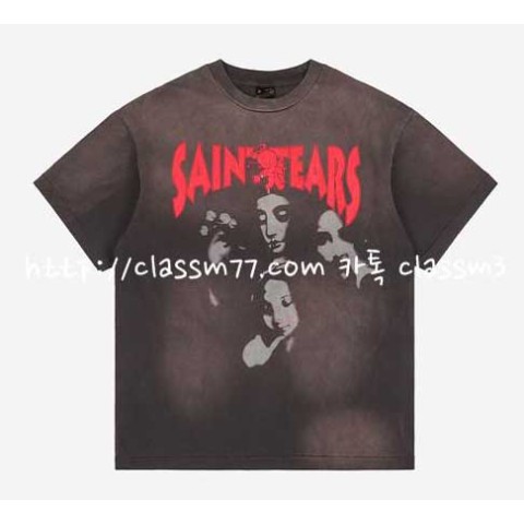 Saint Michael 23 한정판 반팔 티셔츠 A3578
